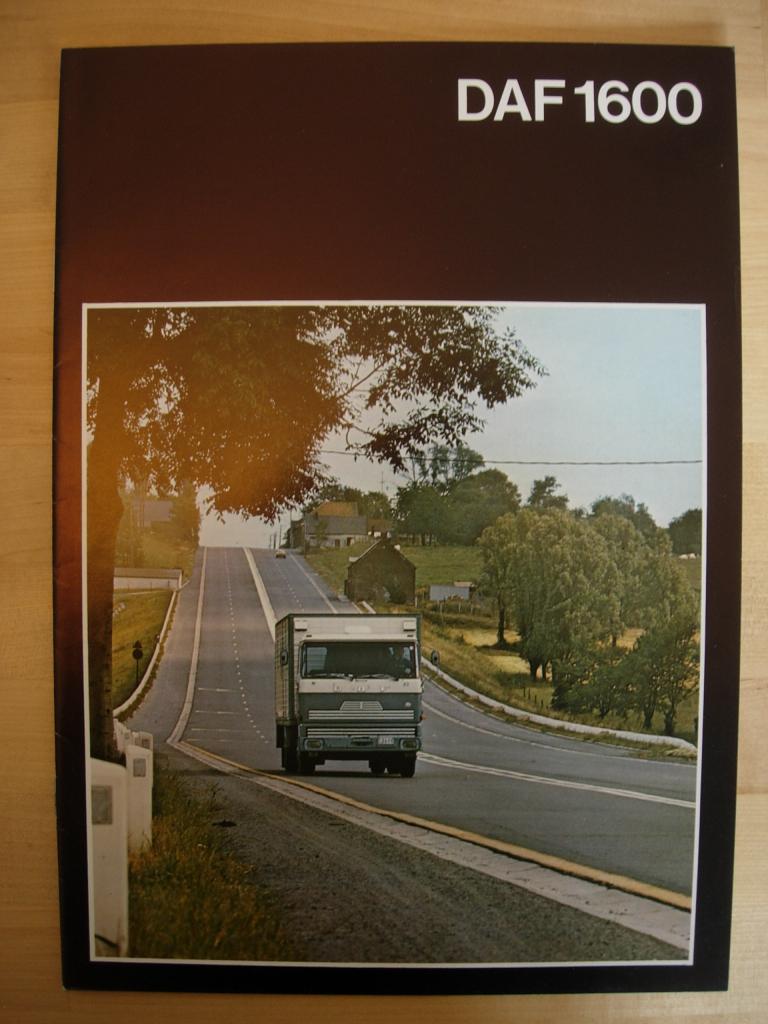 DAF 1600 Brochure 1977, Ophalen of Verzenden, Zo goed als nieuw, Overige merken, DAF