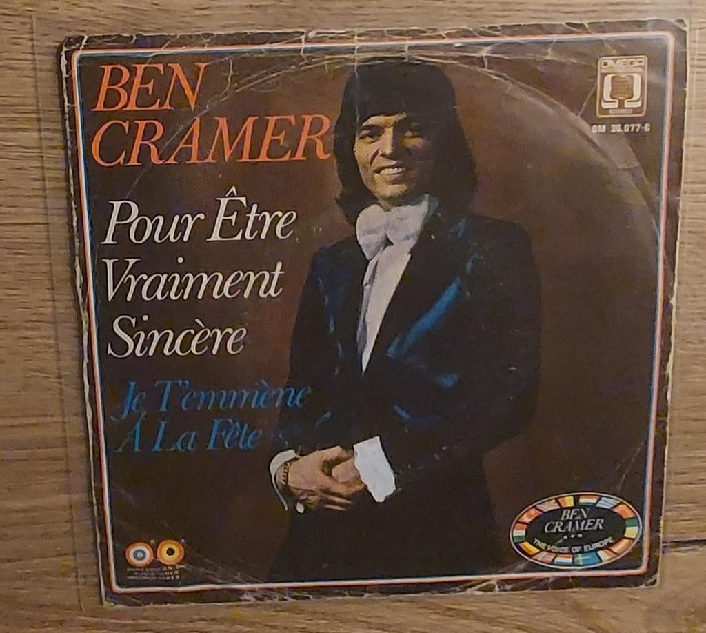 Eurovisie songfestival 1973. Ben Cramer. Franse versie, Ophalen of Verzenden, Zo goed als nieuw, Pop