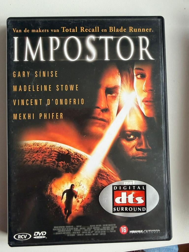 Impostor DVD/ ACTIE 5=4, Vanaf 16 jaar, Ophalen of Verzenden, Zo goed als nieuw