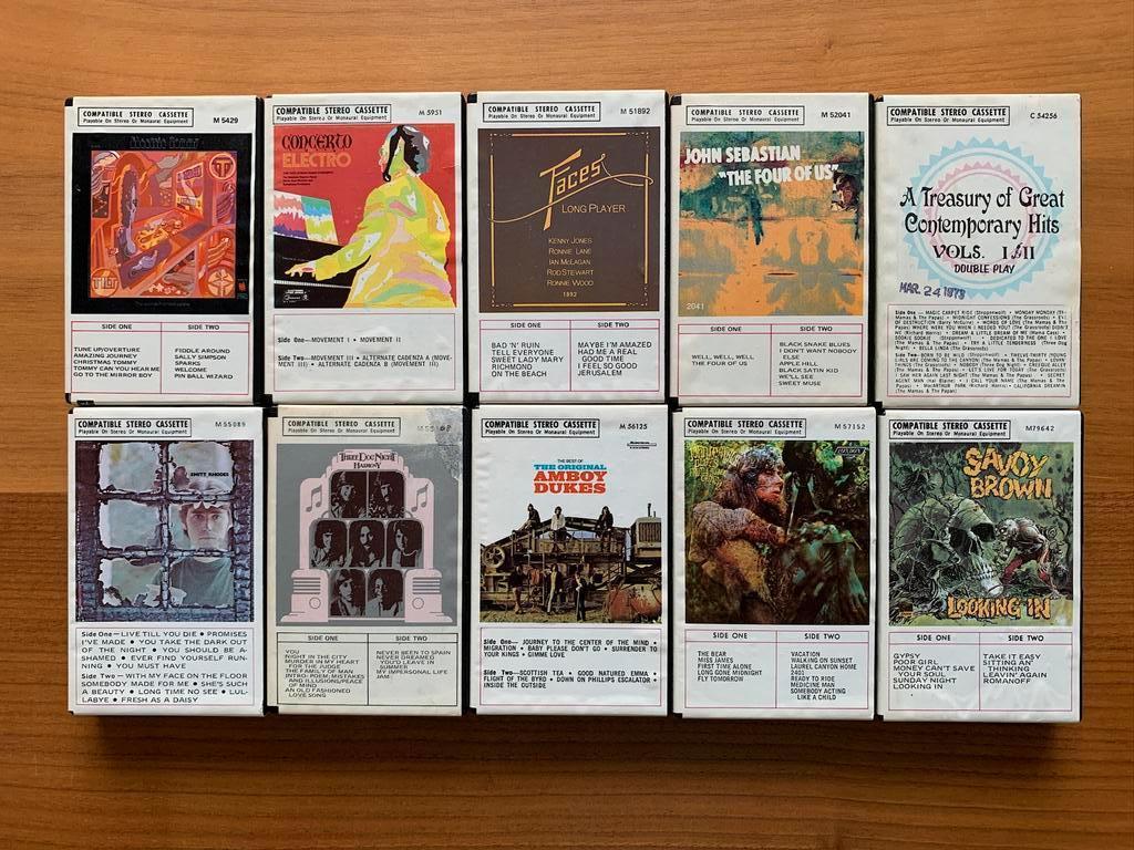 Diverse Ampex MC's / 5,00 euro per stuk (USA 1967), 2 t/m 25 bandjes, Ophalen of Verzenden, Zo goed als nieuw, Origineel