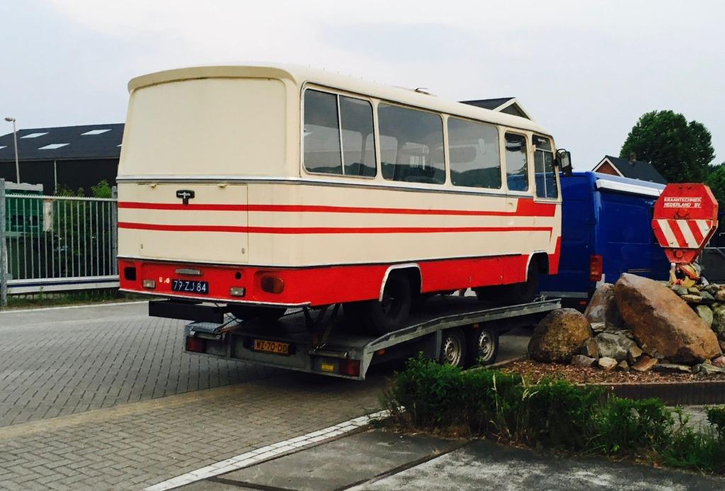 Prachtige unieke Fiat Van Hool 1965 Foodtruck Verkoopwagen, Beige, Origineel Nederlands, Diesel, 3330 kg
