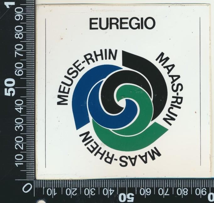 Sticker: Euregio - Maas Rijn, Ophalen of Verzenden, Zo goed als nieuw, Bedrijf of Vereniging