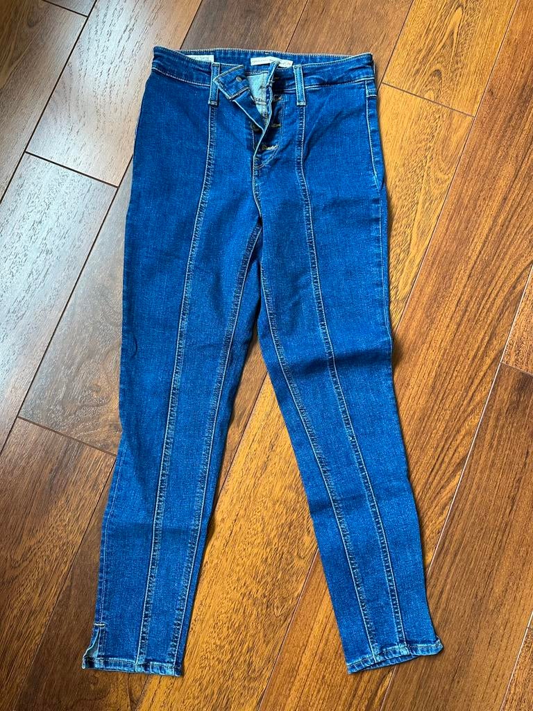 Levi 721 high rise skinny ankle 26, Ophalen of Verzenden, Gedragen, Blauw, W27 (confectie 34) of kleiner