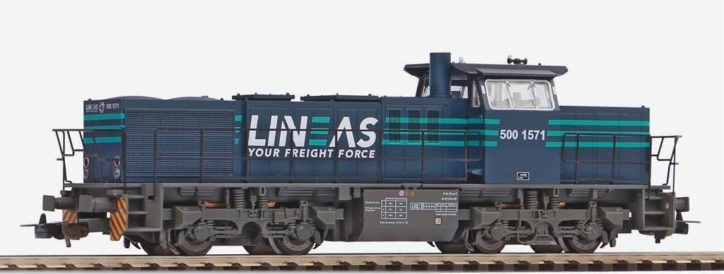 PIKO 59161: digitale dieselloc G1206 LINEAS-NL met geluid, Nieuw, Gelijkstroom, Locomotief, Piko