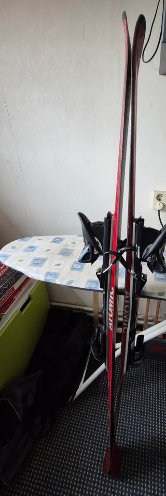 Atomic Ski's in handige draagtas en Head ski schoenen, 160 tot 180 cm, Gebruikt, Ophalen of Verzenden, Carve