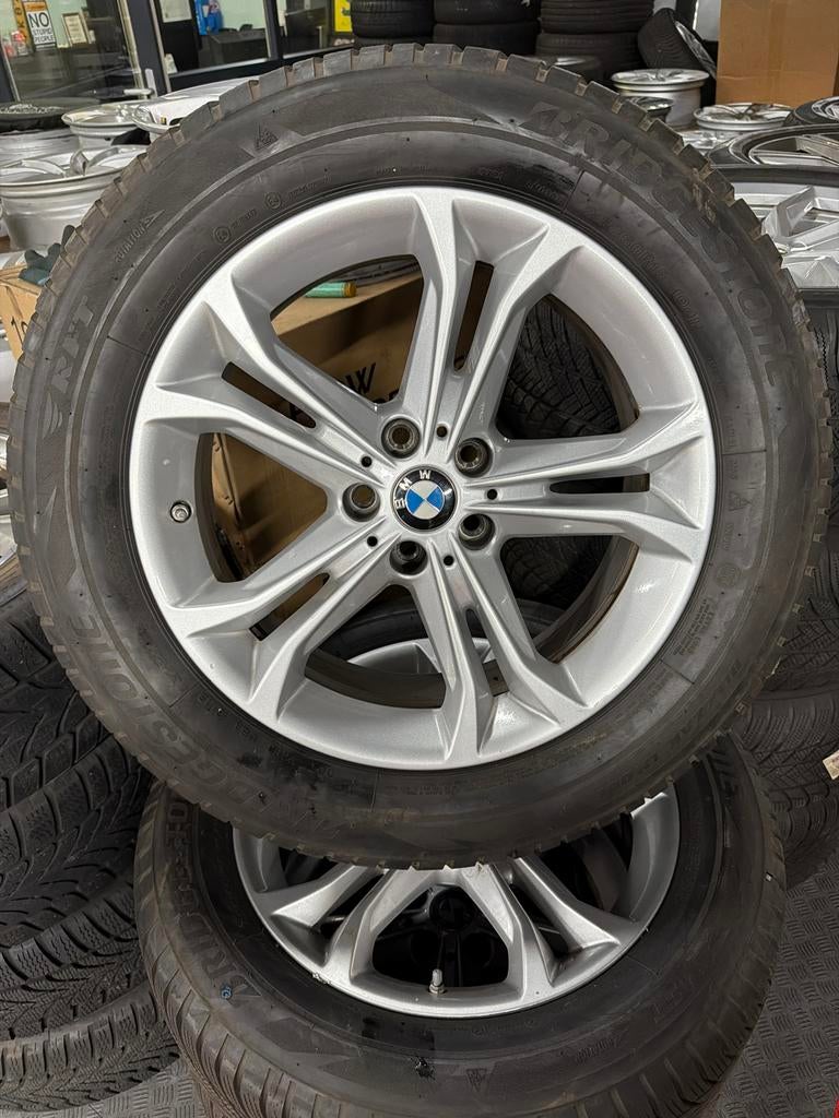 BMW X3 Velgen met Winterbanden 225/60R18  Aanbieding !!, Ophalen, 18 inch, Gebruikt, Banden en Velgen