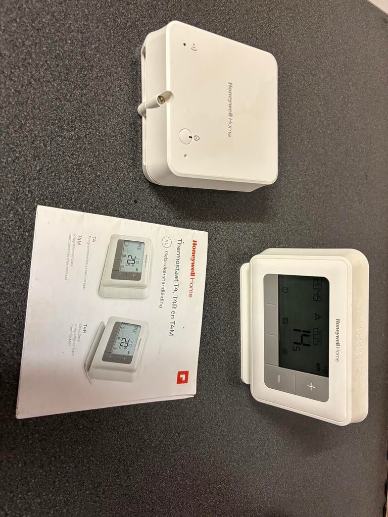 Honeywell drl thermostaat T4R met ontvanger, Ophalen of Verzenden, Gebruikt