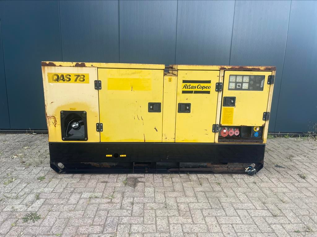 Aggregaat atlas copco qas78, Doe-het-zelf en Verbouw, Aggregaten, Ophalen, Zo goed als nieuw, Dieselolie