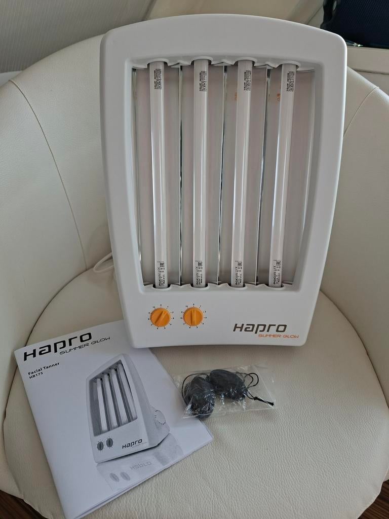 Hapro summer glow gezichtsbruiner HB175 (nieuw € 219,-), Witgoed en Apparatuur, Zonnebanken en Gezichtsbruiners, Ophalen of Verzenden