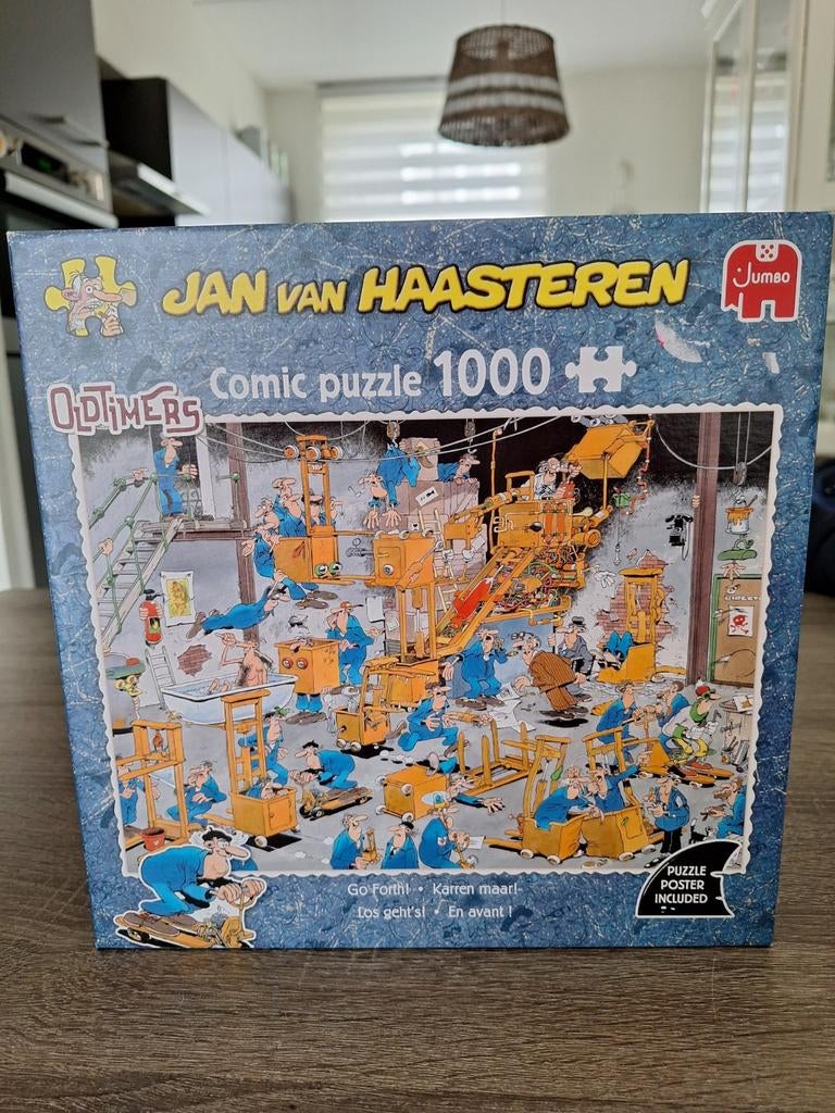 Jan van Haasteren oldtimers - karren maar, Ophalen of Verzenden, 500 t/m 1500 stukjes, Zo goed als nieuw