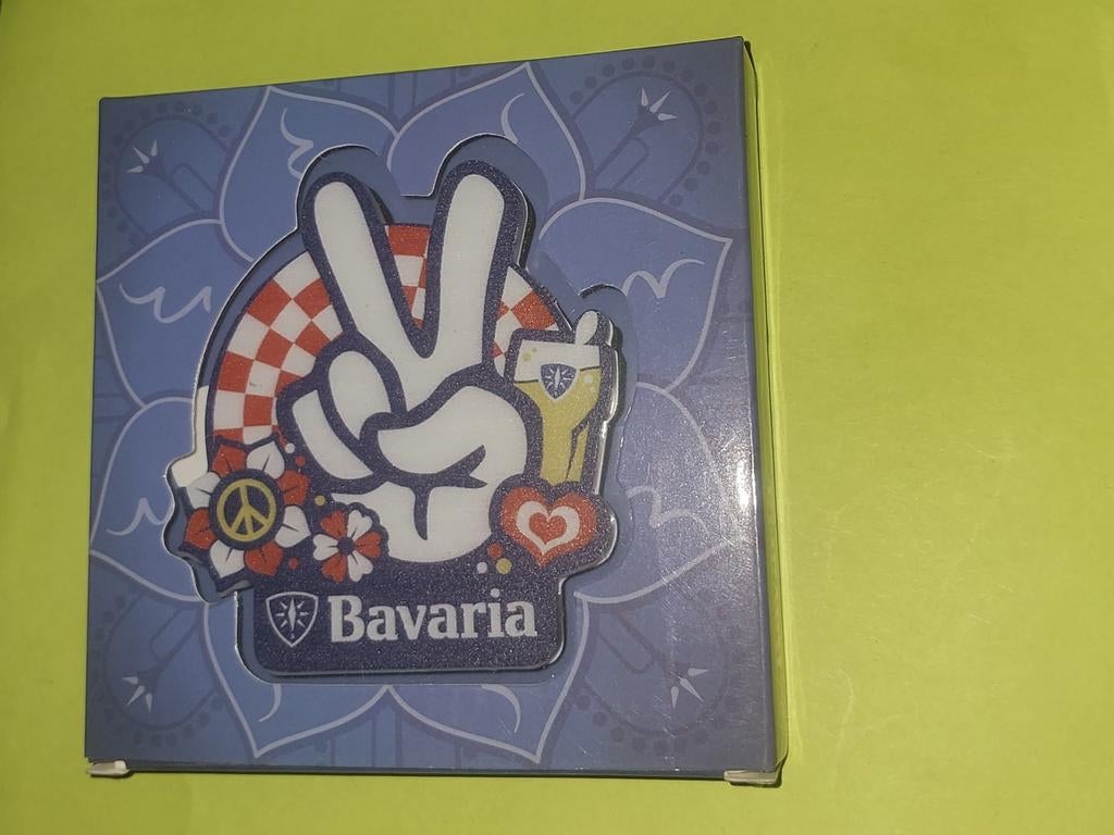 Bavaria Carnavalsmedaille Brabant, Verzamelen, Biermerken, Zo goed als nieuw, Overige typen, Bavaria, Ophalen of Verzenden