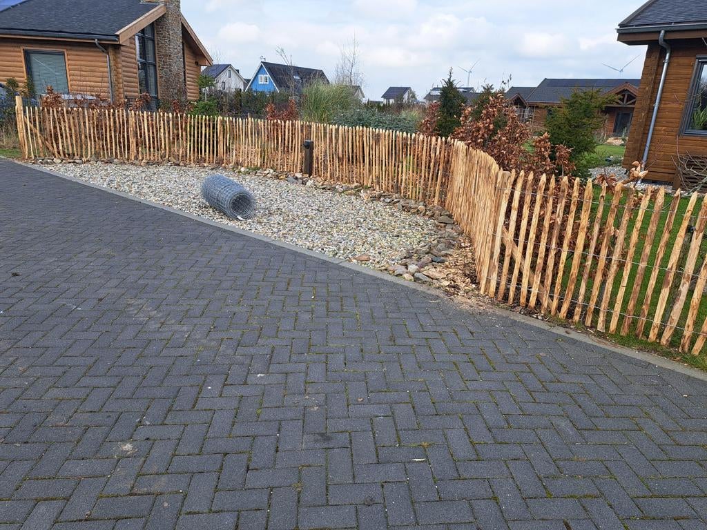 Schapenhek Kastanje van 50 tot 175 cm op voorraad vanaf €65, Tuin en Terras, Gaas en Draad, Ophalen, Nieuw, Minder dan 10 meter