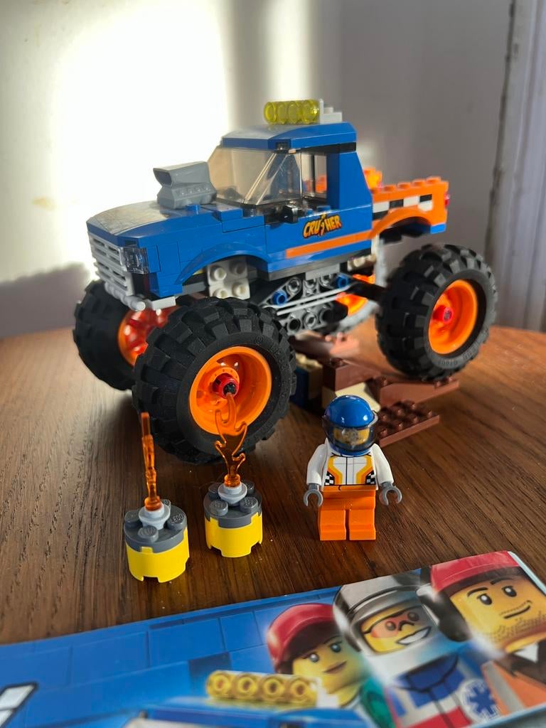 Lego city 6018, monstertruck, compleet met boekje, Kinderen en Baby's, Speelgoed | Duplo en Lego, Ophalen of Verzenden, Zo goed als nieuw