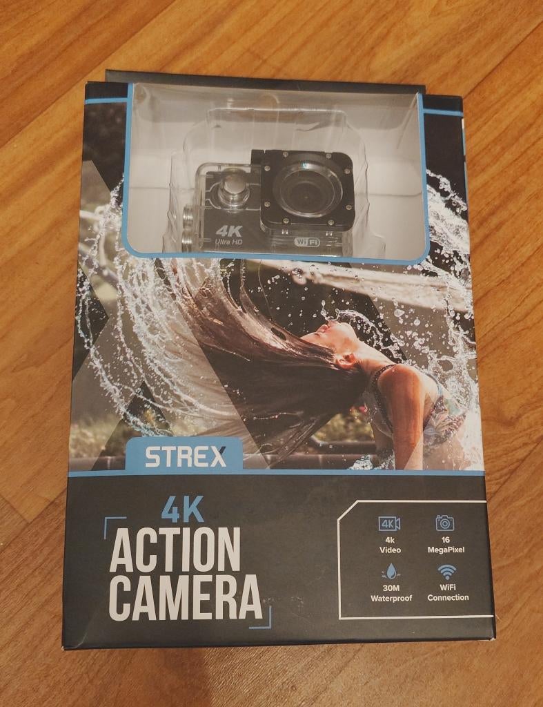 Strex action camera 4K, Audio, Tv en Foto, Actiecamera's, Gebruikt, GoPro, Ophalen of Verzenden