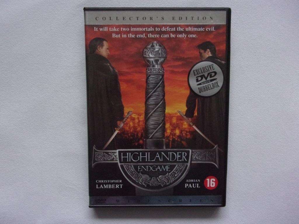 Highlander engame DVD, Alle leeftijden, Ophalen of Verzenden, Gebruikt
