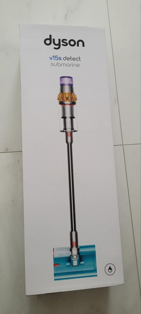 Nieuwe Dyson V15 Detect Submarine + Standaard, Witgoed en Apparatuur, Stofzuigers, Ophalen of Verzenden, Nieuw, Reservoir