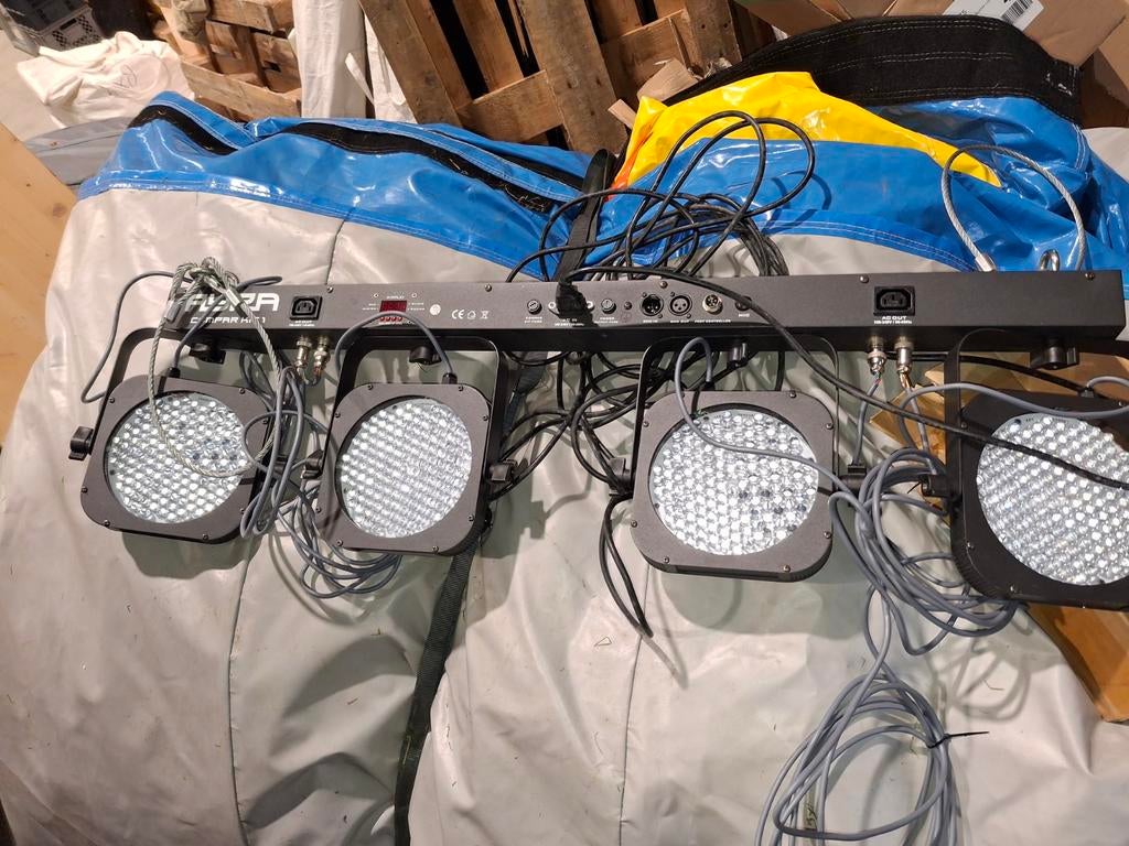 Showtec Compact Par 7 Tri LED Bar, Ophalen of Verzenden, Gebruikt, Licht, Geluidgestuurd