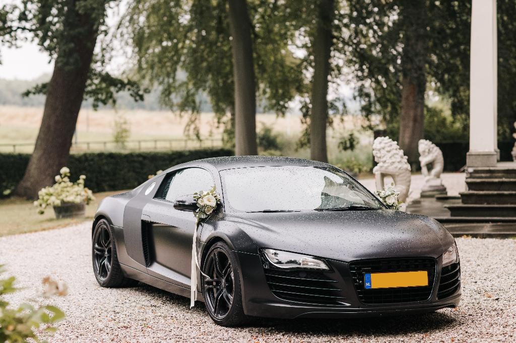 Audi R8 huren | Trouwauto huren | Bruiloft | Trouwvervoer, Met chauffeur, Personenauto