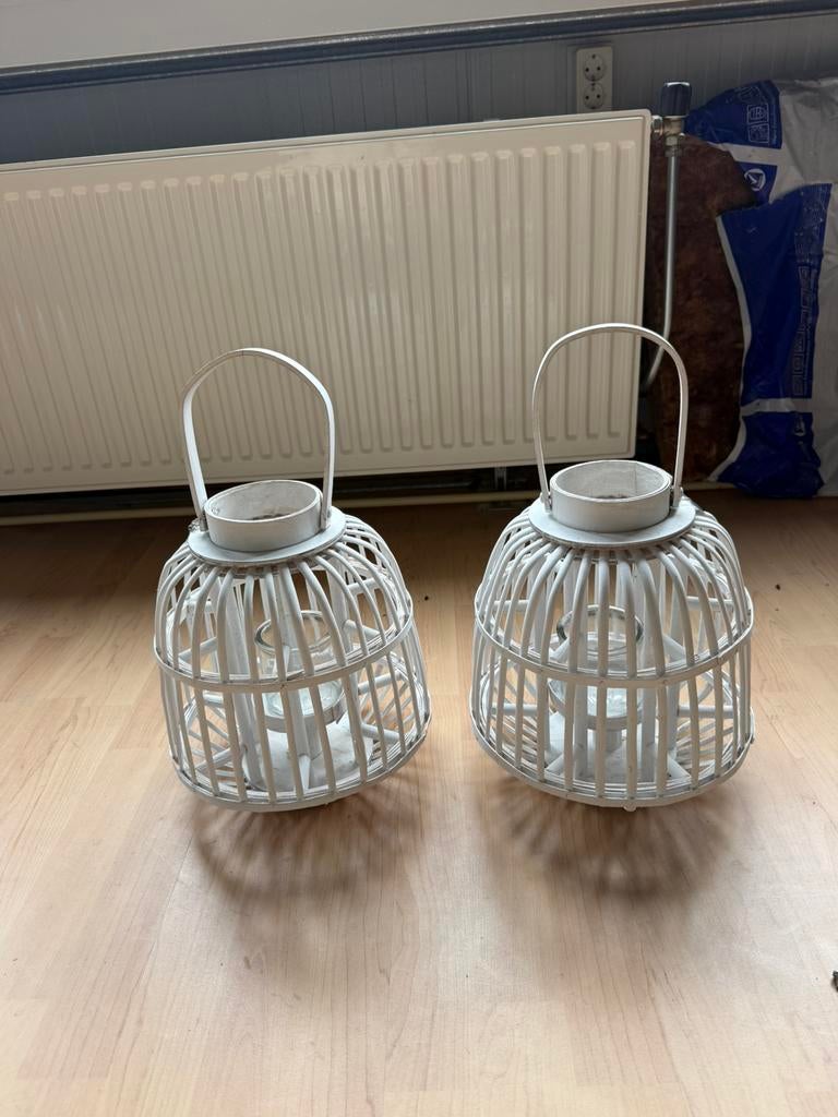 Windlichten Riviera Maison, Huis en Inrichting, Woonaccessoires | Kandelaars en Kaarsen, Ophalen, Zo goed als nieuw, Overige materialen