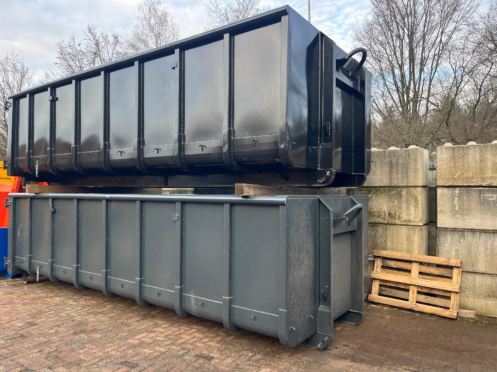 Afzetcontainers 10m3/14m3/20m3 nieuw op voorraad 4/5 mm ., Ophalen