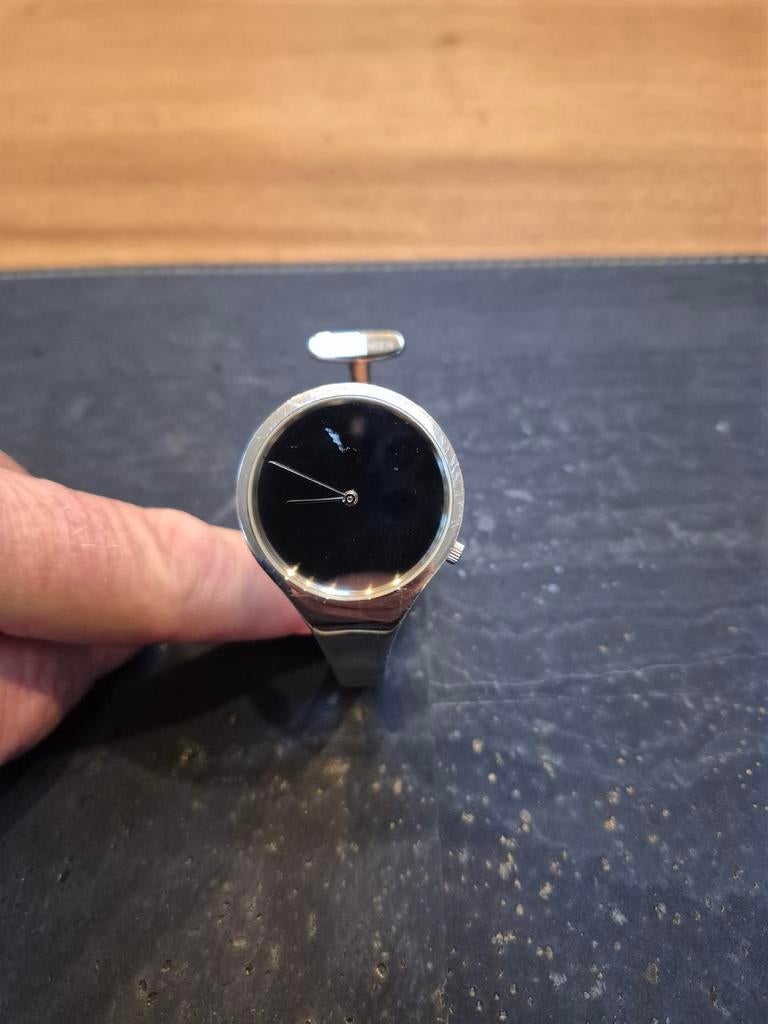 GEORG JENSEN VIVIANA stainless steel dameshorloge, Sieraden, Tassen en Uiterlijk, Overige merken, Staal, Staal, Polshorloge