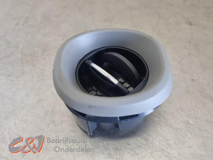 Luchtrooster Dashboard van een Renault Trafic