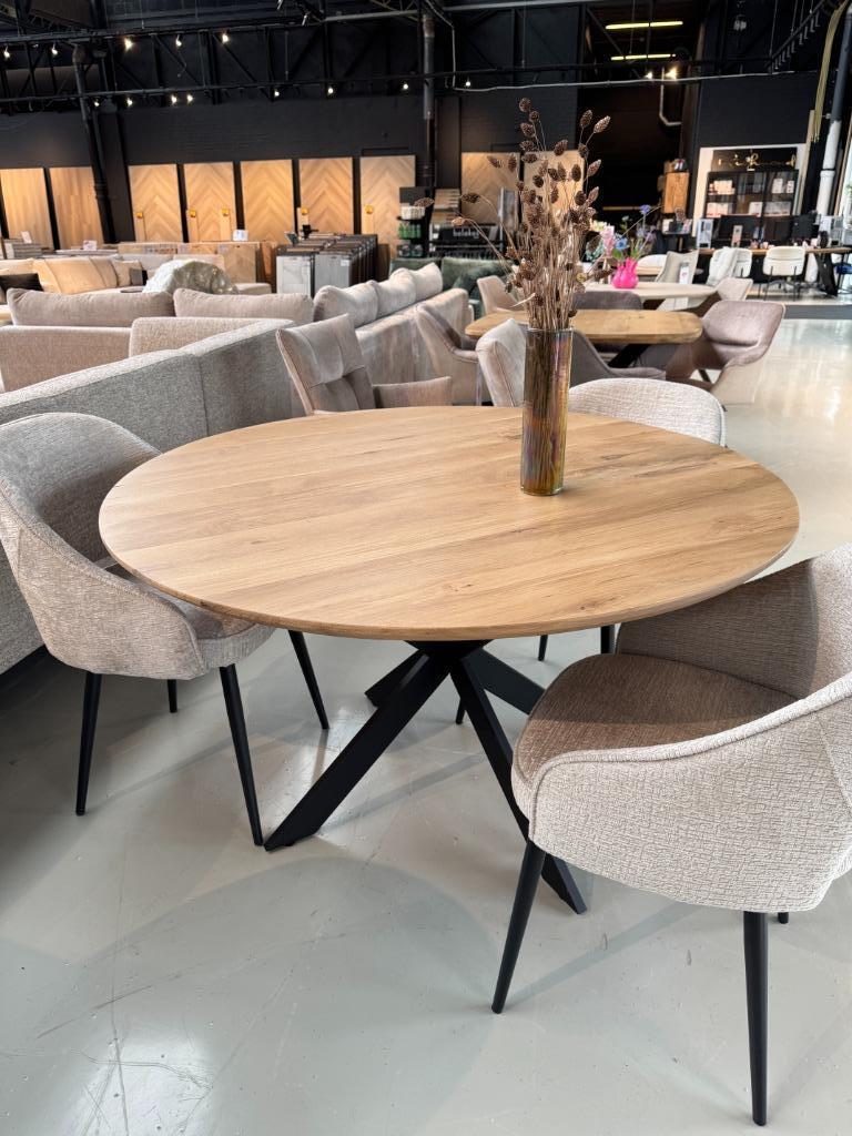 Opruimingsactie | rond ovaal rechthoek | eettafel  | stoelen, Huis en Inrichting, Tafels | Eettafels, Nieuw, 100 tot 150 cm, 100 tot 150 cm