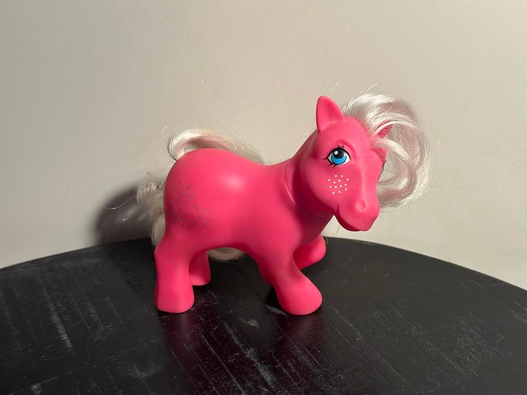 Roze My Little Pony snowflake G1, Kinderen en Baby's, Ophalen of Verzenden, Gebruikt, Overige typen
