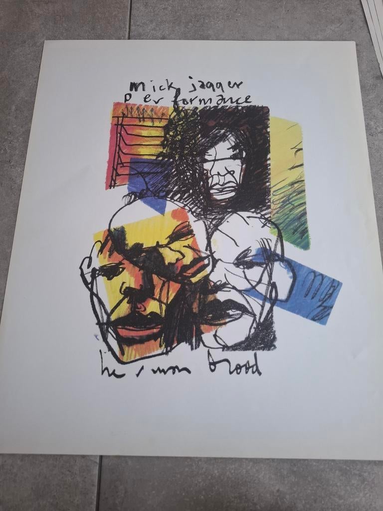 Herman brood Mick Jagger Performance” (1993) – 6 stuks, Ophalen of Verzenden