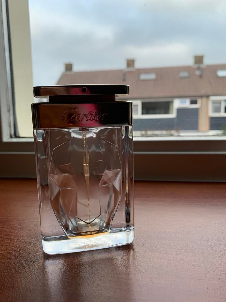 LEGE fles van Cartier La Panthère, Verzamelen, Parfumverzamelingen, Ophalen of Verzenden, Gebruikt, Parfumfles