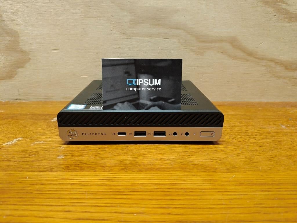 HP Elitedesk 800 G4 mini | i7 8700 | 16gb DDR4 | 250gb SSD, Computers en Software, Desktop Pc's, 256 GB, HP, HP, Hewlett Packard (HP)