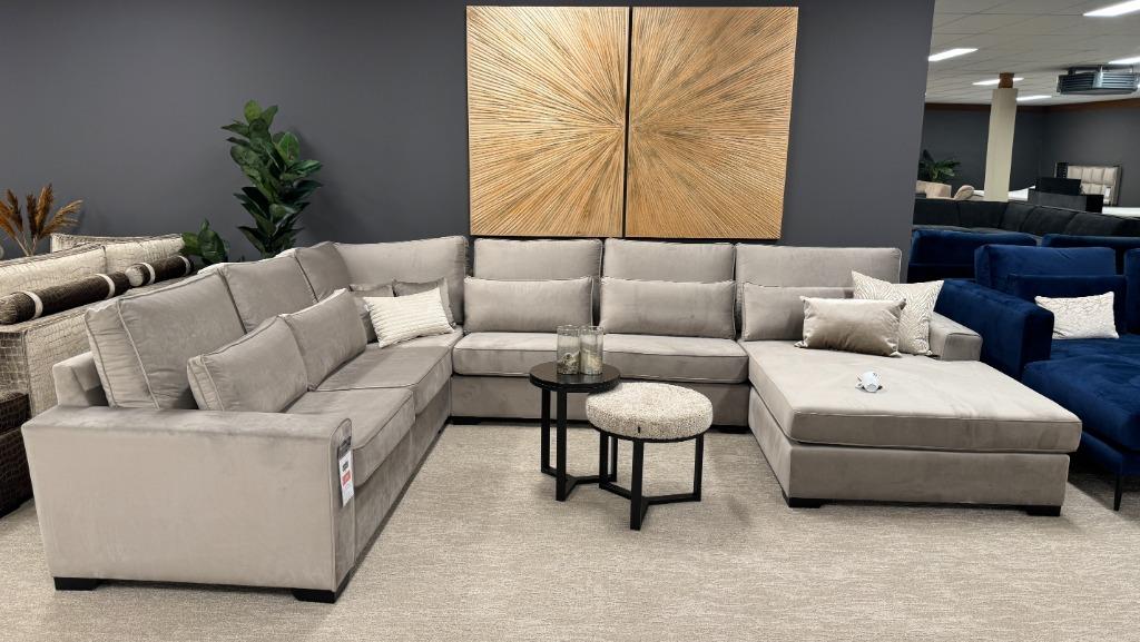 Voorraad Actie | Velvet U bank Hoekbank | Showroom Utrecht
