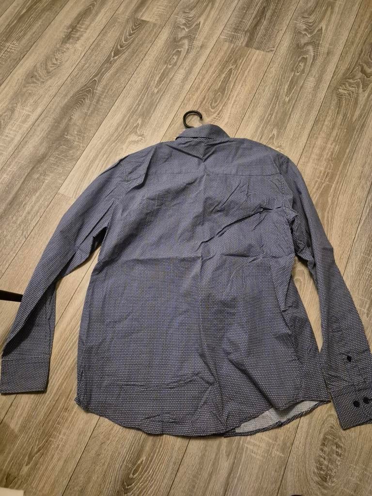 Blauw overhemd maat M - Zwarte Tulp, Kleding | Heren, Blauw, Zwarte Tulp, Zo goed als nieuw, Halswijdte 39/40 (M)