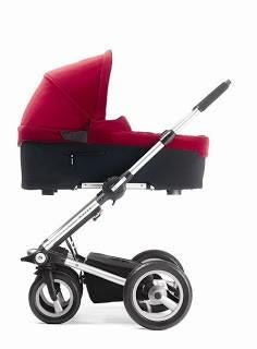 ZGAN Combiwagen Mutsy Slider red met accessoires, Kinderen en Baby's, Kinderwagens en Combinaties, Ophalen, Zo goed als nieuw