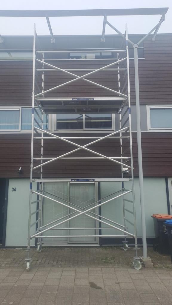 Rolsteiger huren/te huur. Bezorgen/Montage mogelijk., Ophalen, Zo goed als nieuw, Rolsteiger of Kamersteiger, 5 meter of hoger