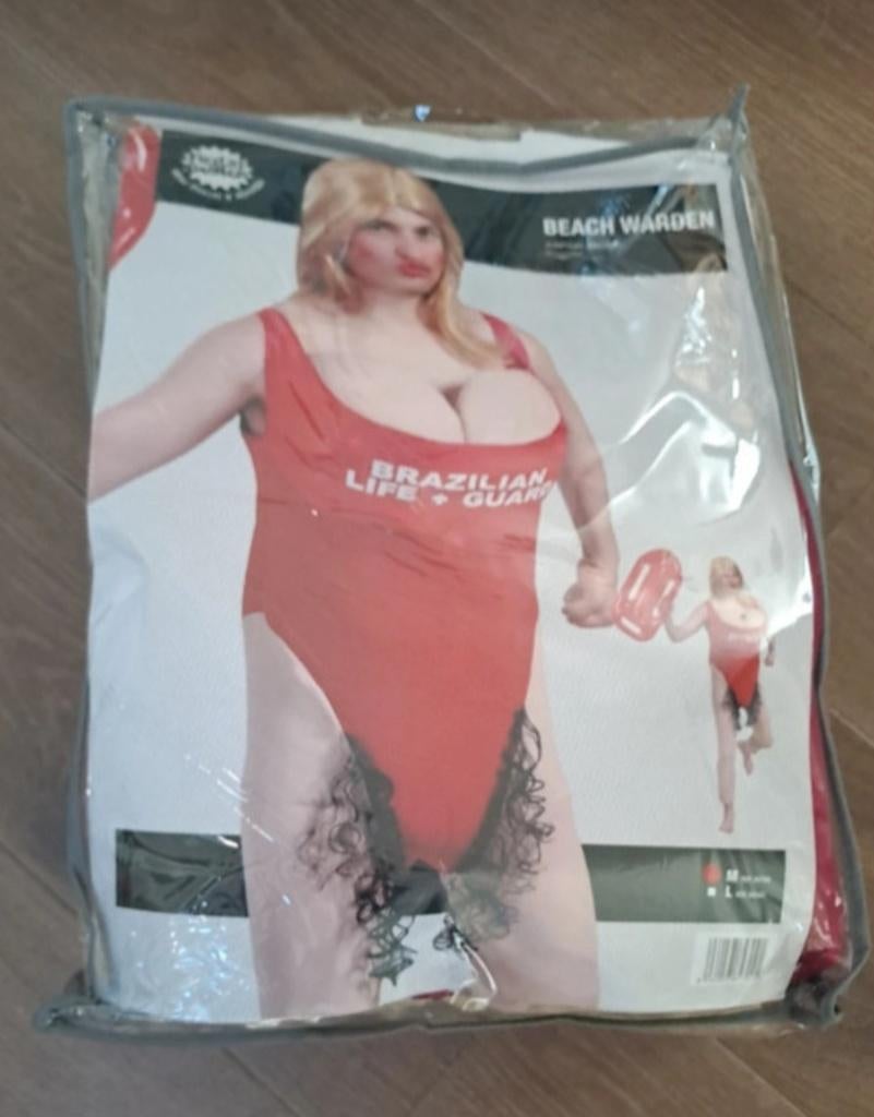 Carnaval Baywatch pak carnaval, Carnaval, Maat 48/50 (M), Nieuw, Ophalen of Verzenden