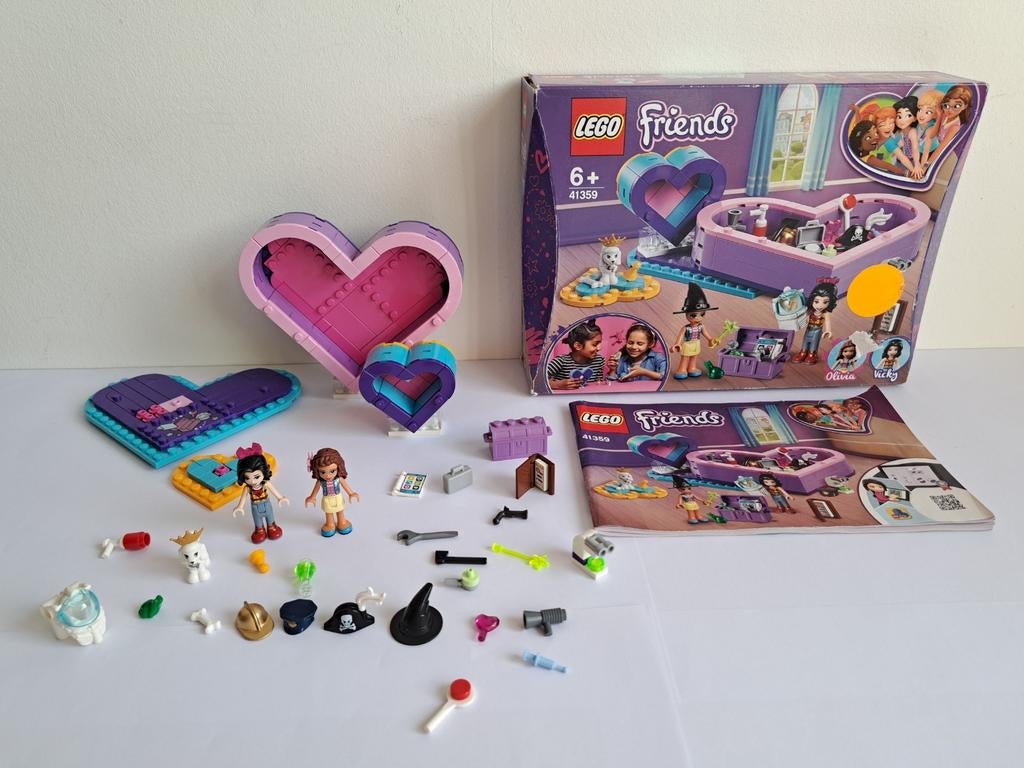 LEGO Friends Hartvormige Dozen Vriendschapspakket - 41359, Ophalen of Verzenden, Zo goed als nieuw, Complete set, Lego
