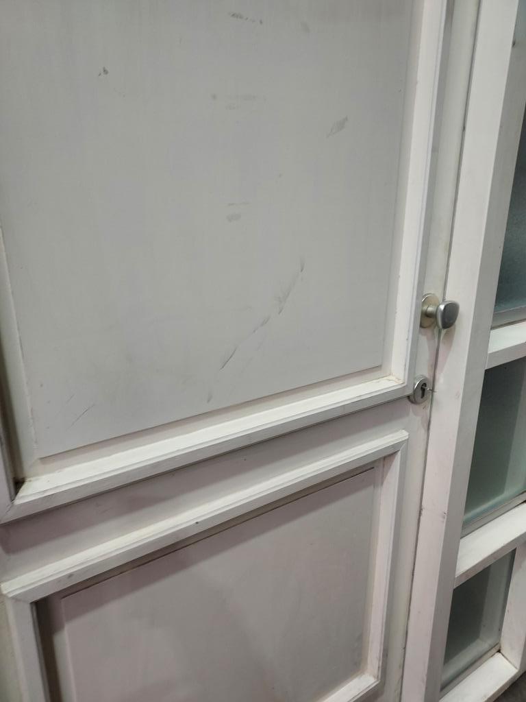 Voordeurkozijn dubbelglas 3pslot bezorgen factuur mogelijk, Gebruikt, Ophalen of Verzenden, Buitendeur, Glas