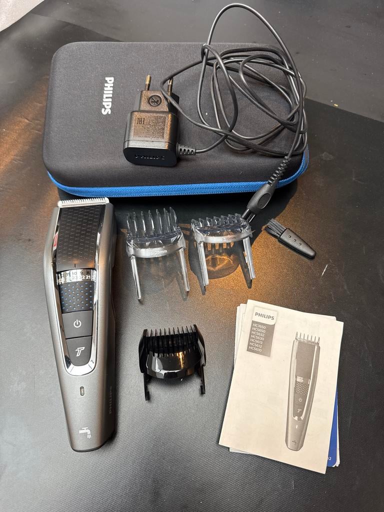 Philips Tondeuse HC5650 - Inclusief accessoires, Witgoed en Apparatuur, Ophalen of Verzenden, Zo goed als nieuw, Haarverzorging