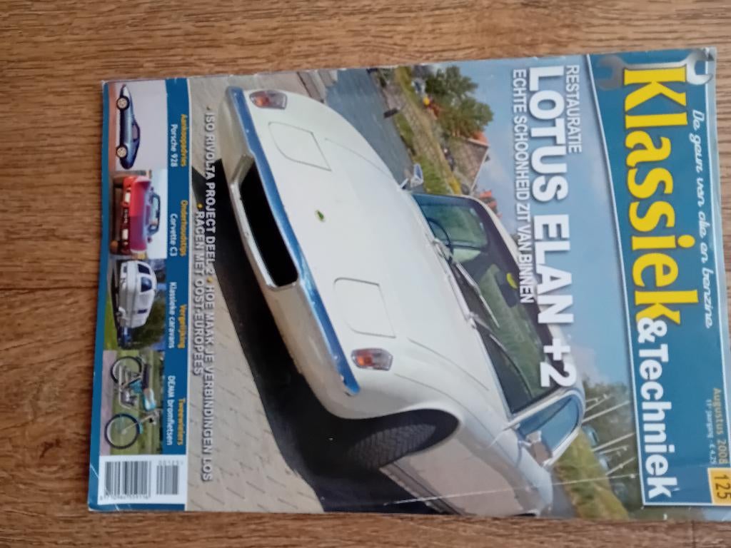 Klassiek & Techniek nr. 125 - augustus 2008 - Han Verest, Ophalen of Verzenden, Gebruikt, Auto's