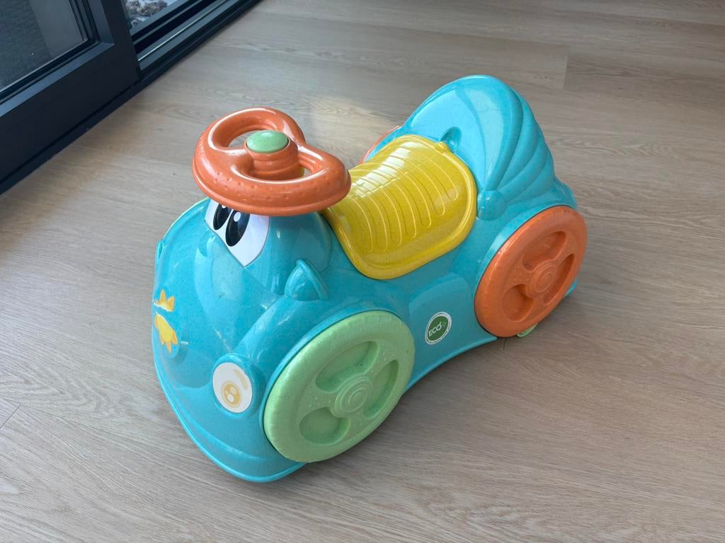 Chicco Eco all around loopauto, Kinderen en Baby's, Speelgoed | Babyspeelgoed, Ophalen, Zo goed als nieuw, Auto