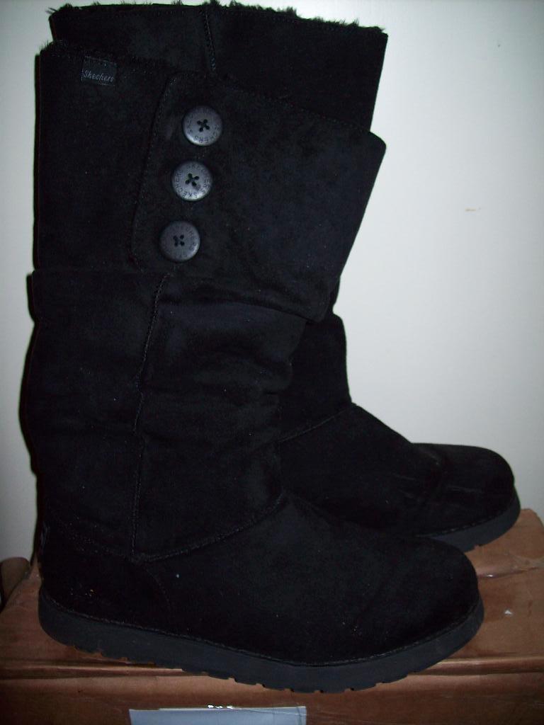 Gebreide Uggs  met knopen  en zwart leer  39 B4You, Hoge laarzen, Zwart, Ophalen of Verzenden, Zo goed als nieuw