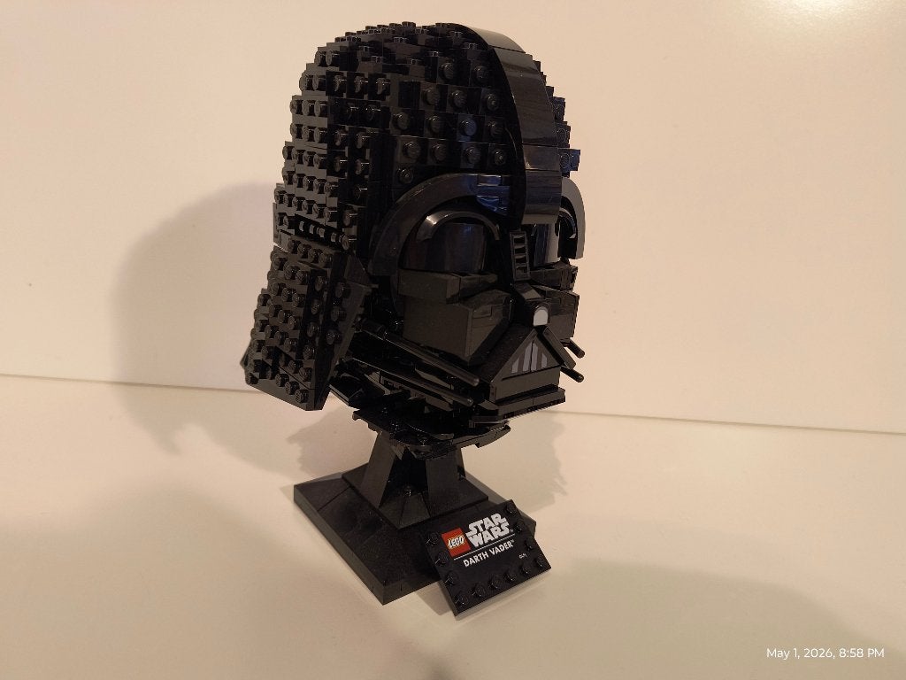 LEGO Star Wars 75304 Darth Vader Helmet compleet, Lego, Ophalen of Verzenden, Zo goed als nieuw, Compleet