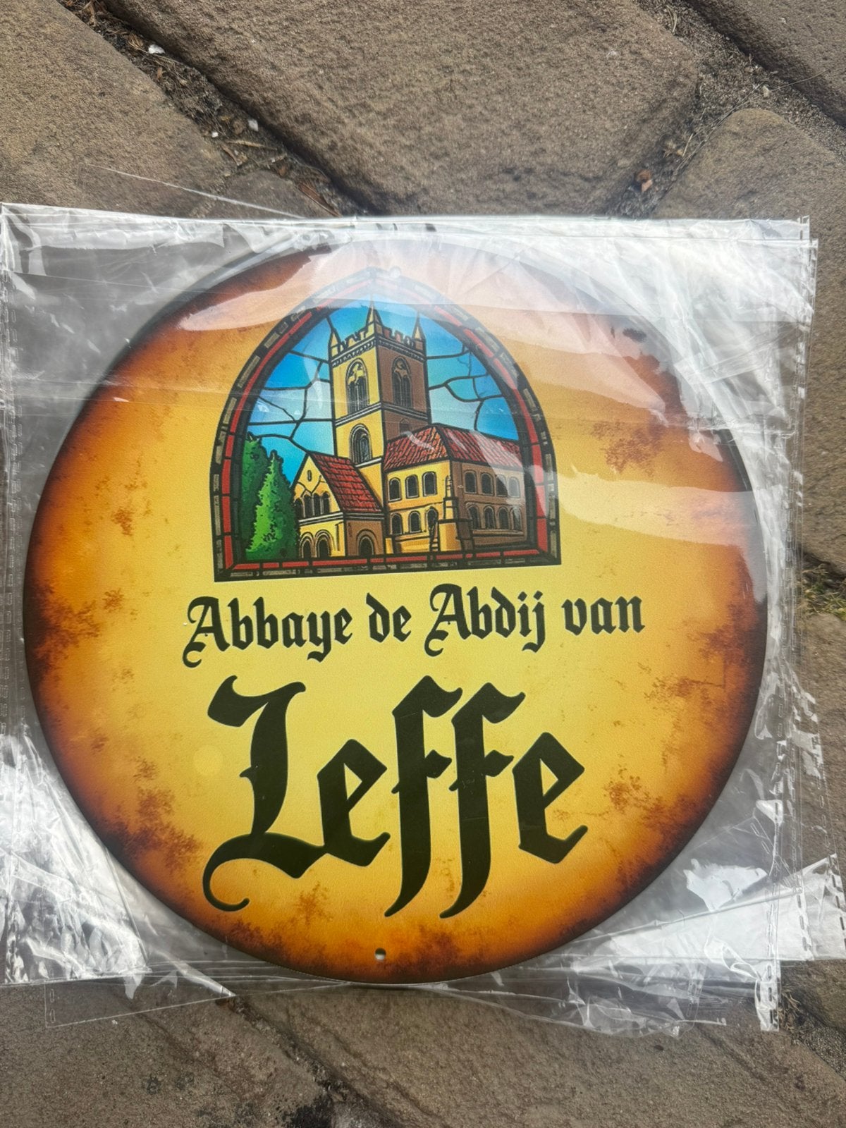 Bier leffe bord mancave kroeg reclame, Ophalen of Verzenden, Nieuw