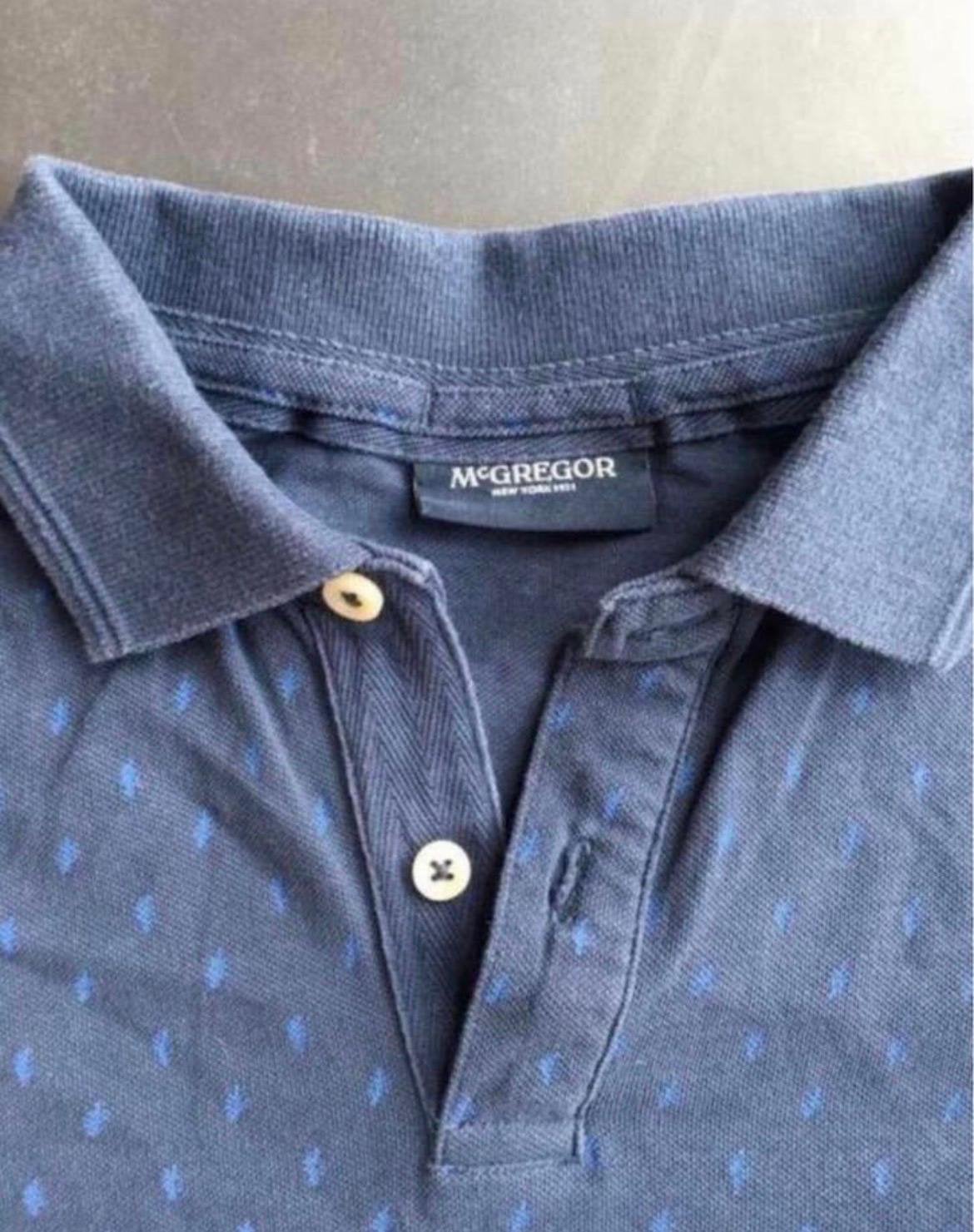 McGregor polo shirt in een mooie blauwe kleur Nieuw, Ophalen of Verzenden, Nieuw, Maat 46 (S) of kleiner, Blauw
