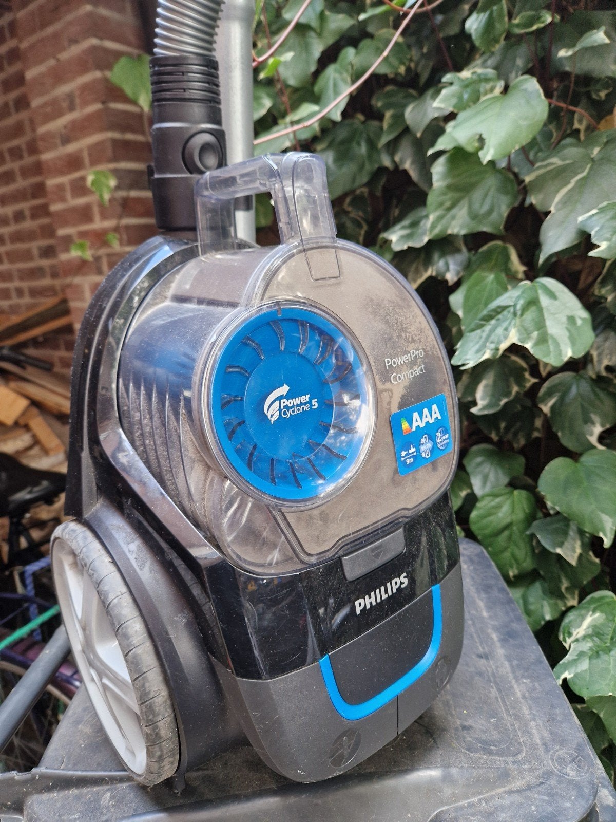 Philips PowerPro Compact FC9331/09 Zakloze Stofzuiger, Witgoed en Apparatuur, Ophalen, Gebruikt, Philips, Sledestofzuiger
