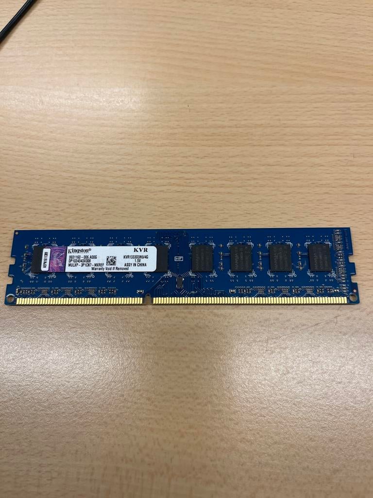 Kingston KVR1333D3N9/4G 4GB DDR3 RAM Geheugenmodule, Computers en Software, RAM geheugen, Gebruikt, Server, DDR3, Ophalen of Verzenden