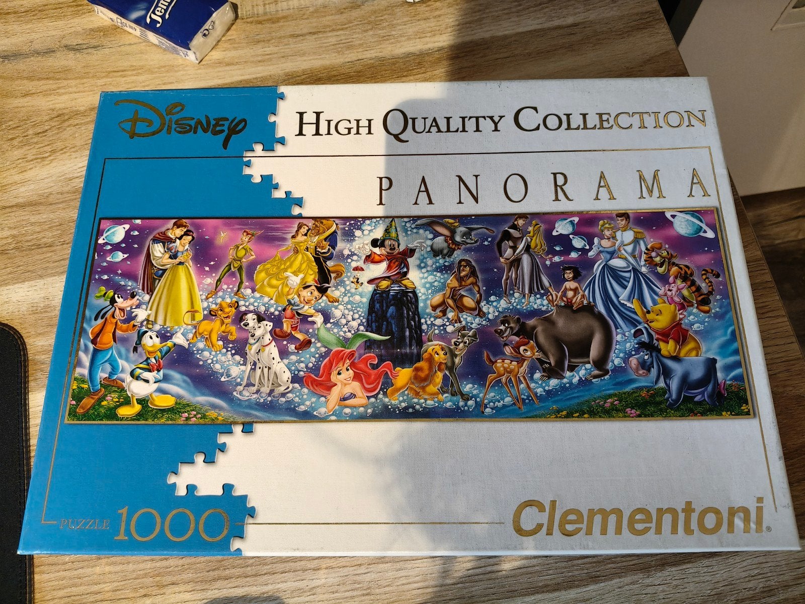 Disney Panorama Legpuzzel 1000 stukjes Clementoni, Ophalen of Verzenden, Gebruikt