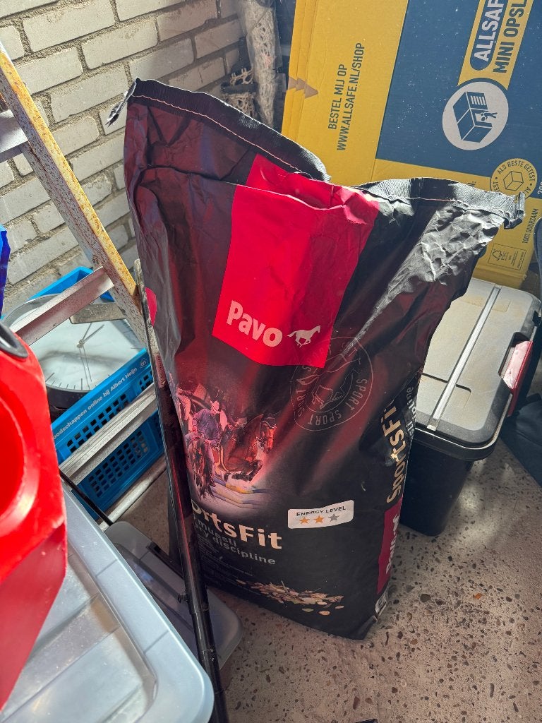 Pavo sportsfit muesli, Ophalen