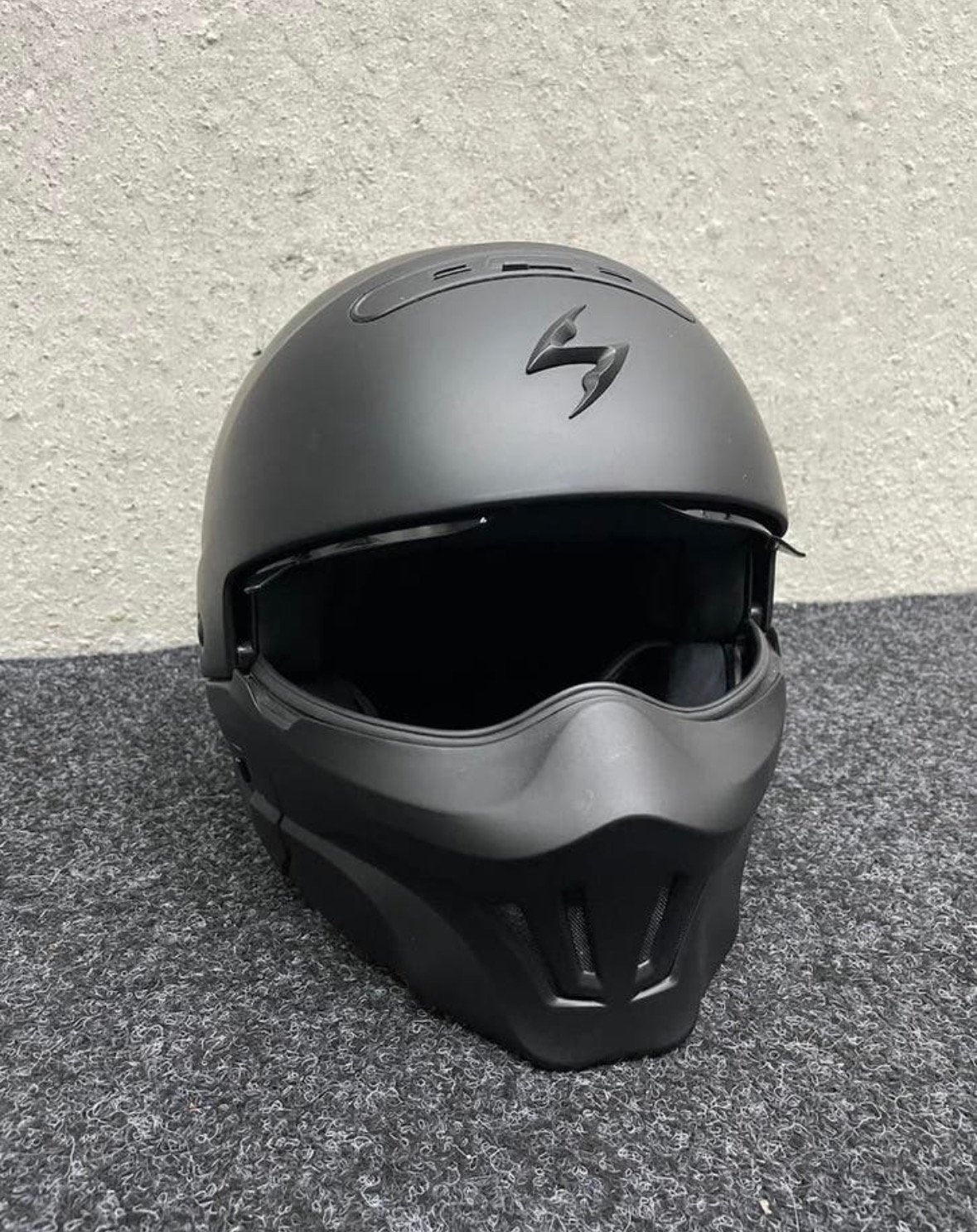 Scorpion Exo Combat Evo helm maat M, M, Integraalhelm, Tweedehands, Ophalen